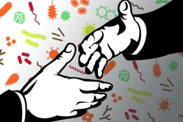 “Zonas libres de apretones de manos” para prevenir infecciones en hospitales